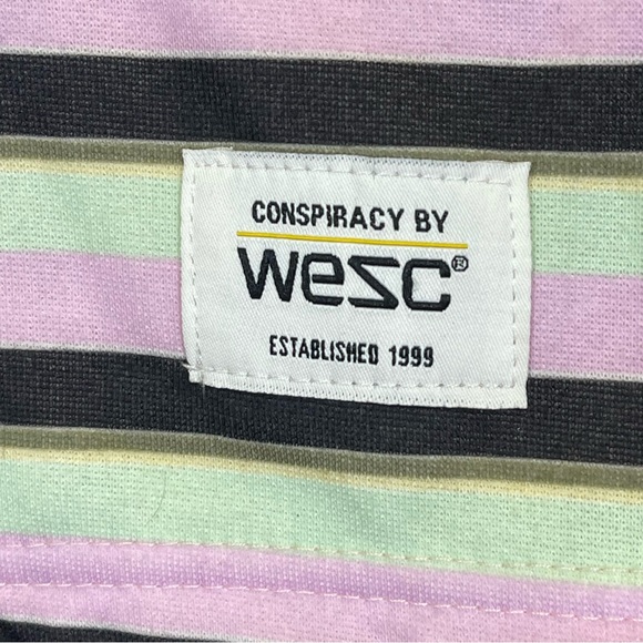NWT, Wesc, Striped Sweat Pant Shorts. Size Men's XL, Women's XXL. - Picture 2 of 6
